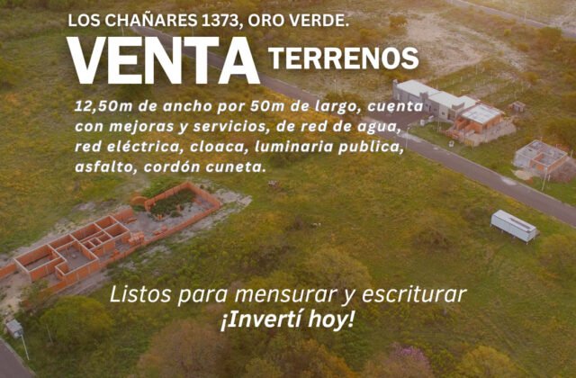 Loteo JARDINES DEL HIPODROMO. Oro Verde