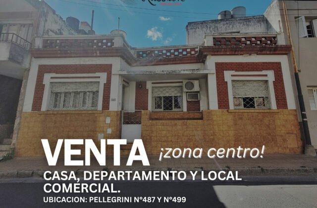 Venta Casa, Departamento Y Local Comercial